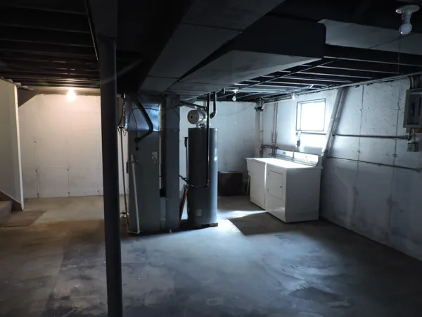 a view of a storage & utility room