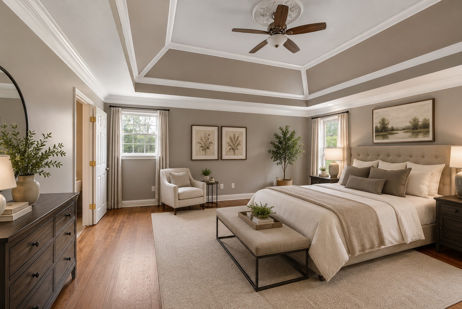4602 Washington Road Springfield, TN 37172 - Photo 22 of 63 a spacious bedroom with a bed and furniture