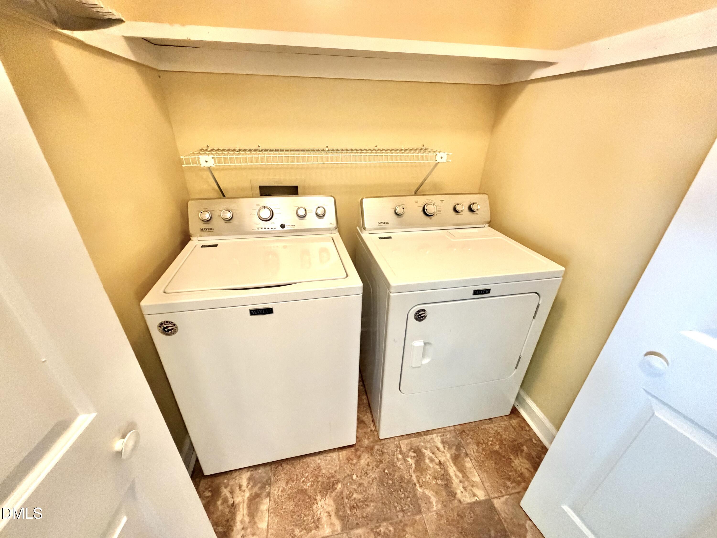 4907 Fortunes Ridge Drive Durham, NC 27713 - Photo 19 of 43 a utility room with dryer and washer