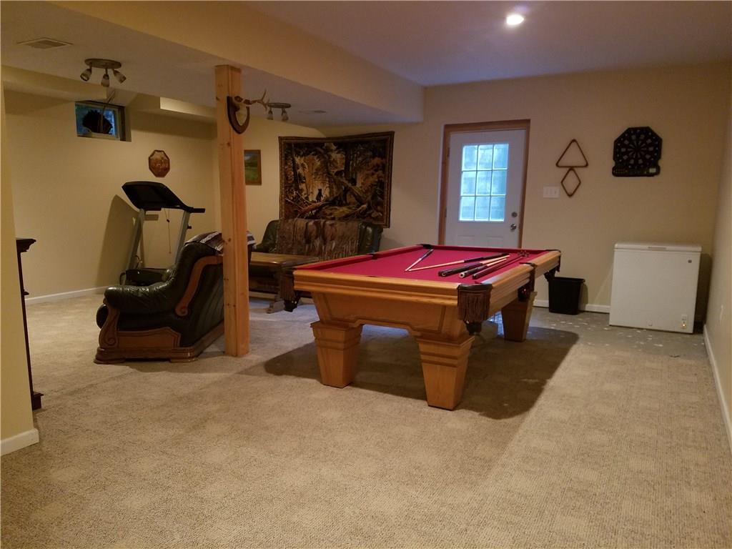194 Swiontek Road Aliquippa, PA 15001 - Photo 19 of 25 Finished game room in lower level!