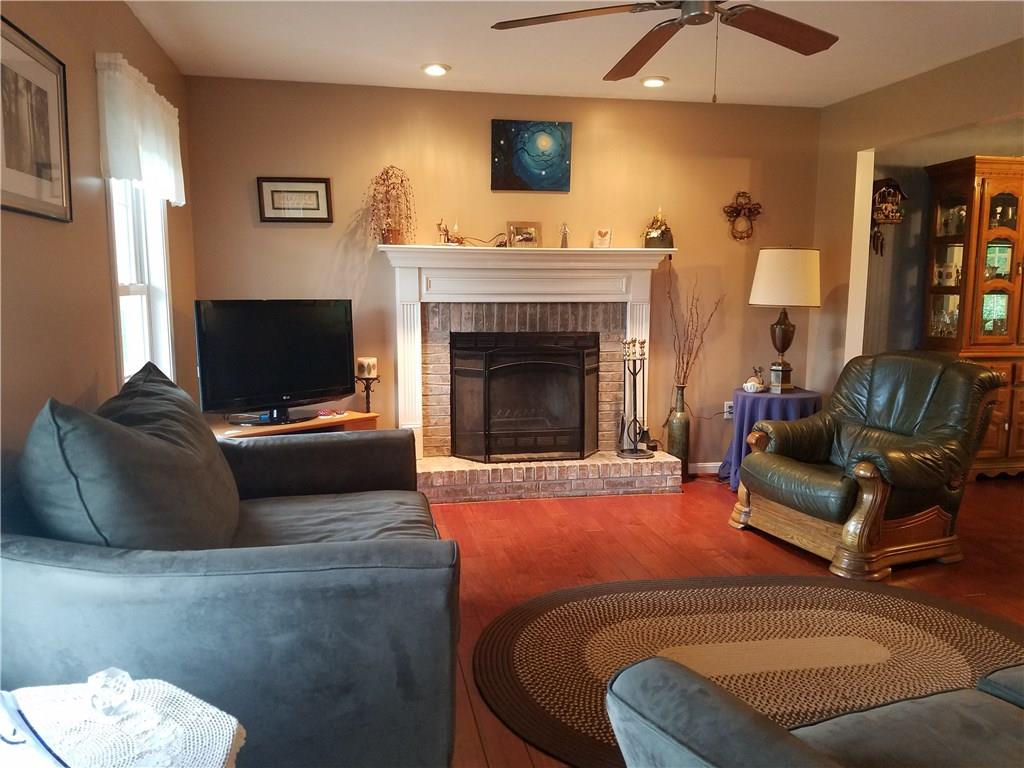 194 Swiontek Road Aliquippa, PA 15001 - Photo 4 of 25 Living room with Wood or Propane burning fireplace!