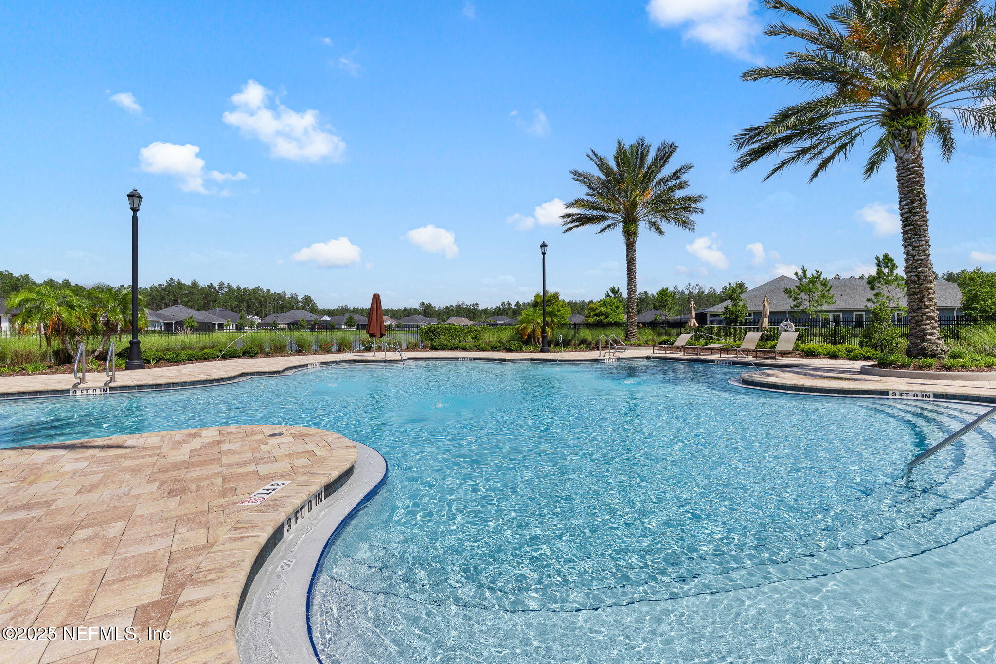 45 Manor Lane St. Johns, FL 32259 - Photo 40 of 47 a view of a lake with a palm trees