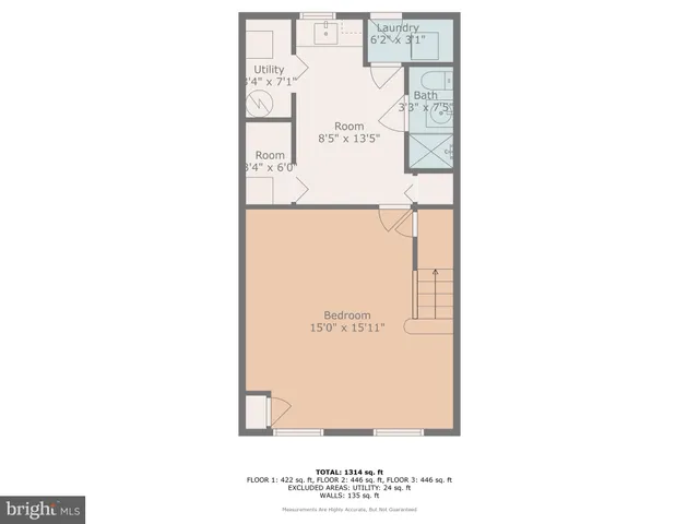 a view of a street with a building and trees in the background