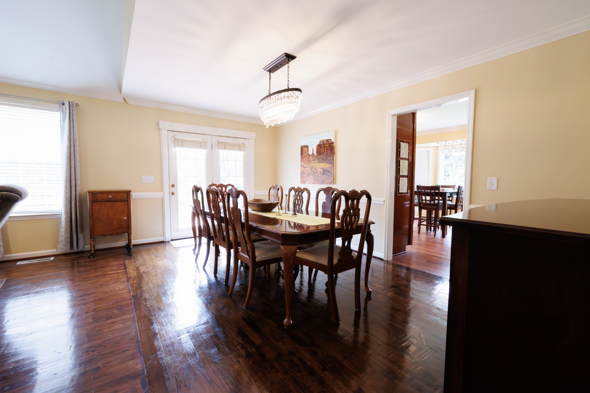 4215 Pate Road Franklin, TN 37064 - Photo 8 of 34 a view of a a dining room with furniture window and wooden floor