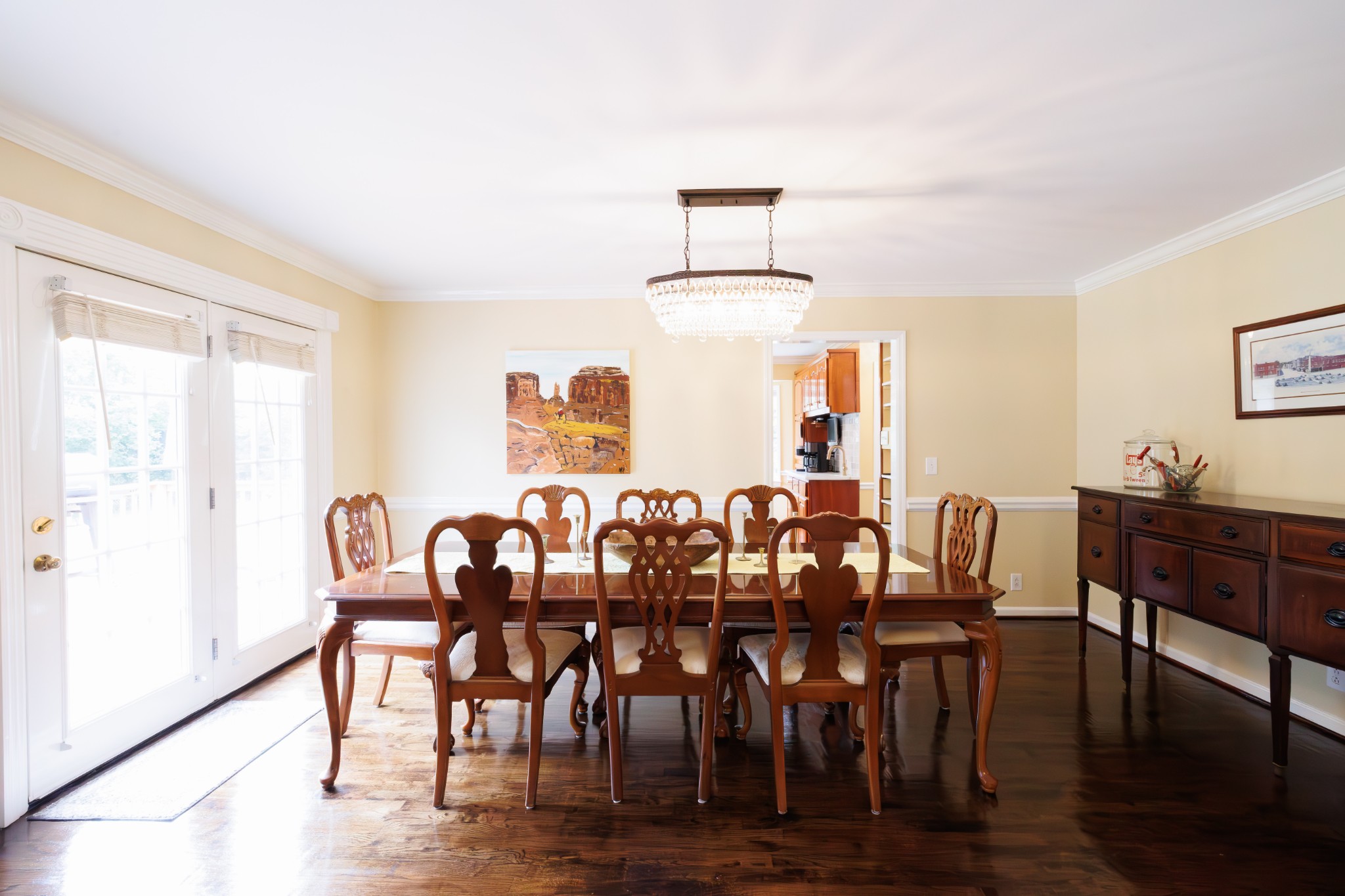 4215 Pate Road Franklin, TN 37064 - Photo 9 of 34 a view of a a dining room with furniture window and wooden floor