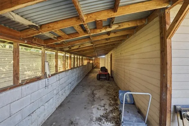 a view of a room with furniture