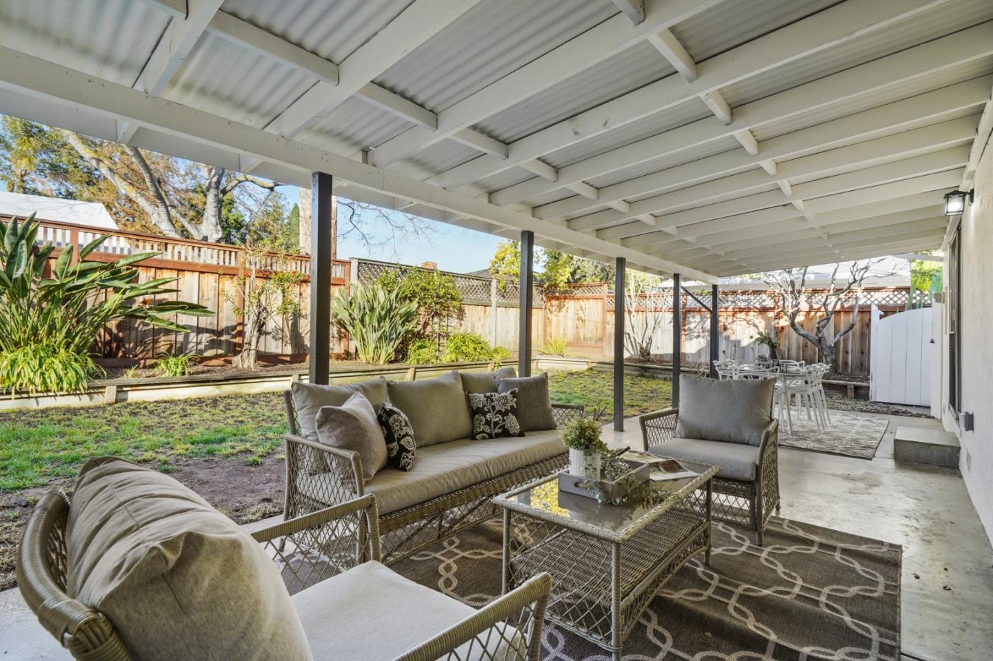 545 Sobrato Drive Campbell, CA 95008 - Photo 22 of 32 a outdoor living space with furniture and garden view