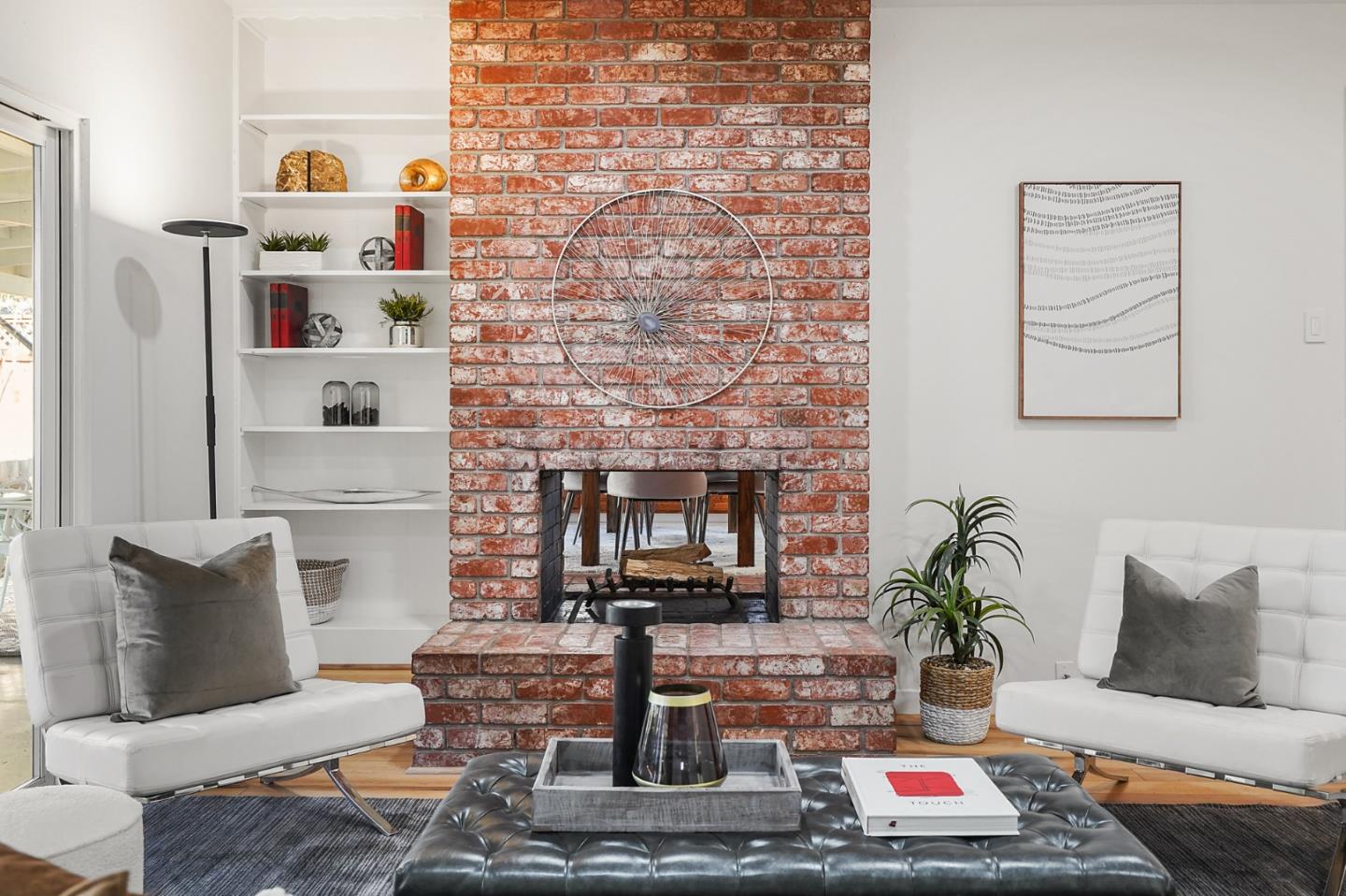 545 Sobrato Drive Campbell, CA 95008 - Photo 7 of 32 a living room with furniture and a fireplace