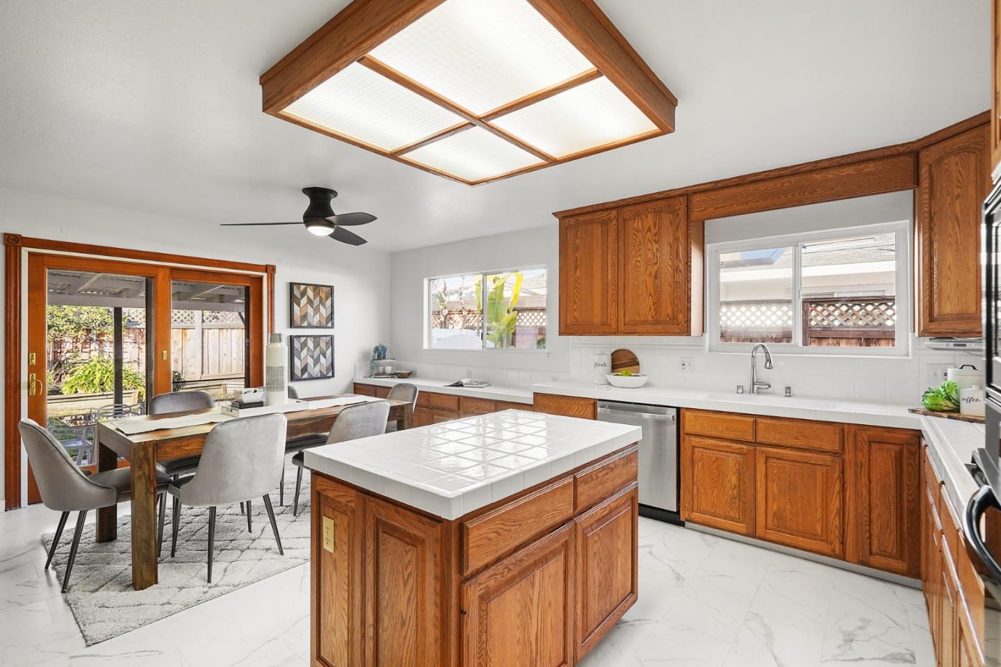 545 Sobrato Drive Campbell, CA 95008 - Photo 8 of 32 a view of a kitchen area with furniture and window