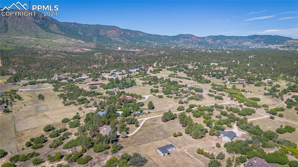 2915 Mt Herman Road Monument, CO 80132 - Photo 39 of 39 a view of a town with mountains in the background