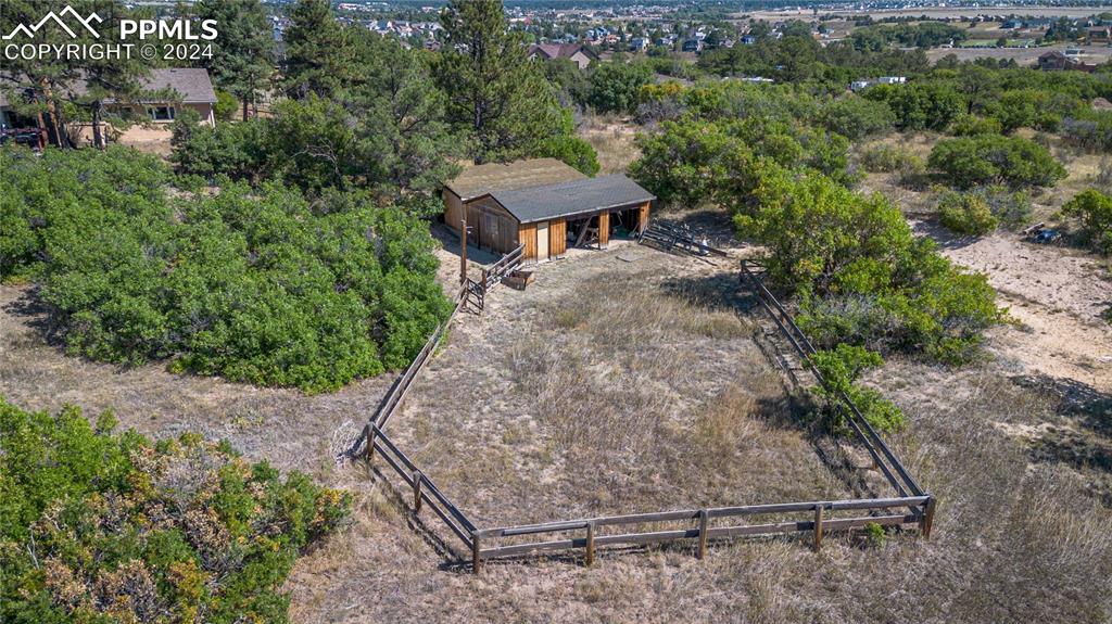 2915 Mt Herman Road Monument, CO 80132 - Photo 7 of 39 an aerial view of a house