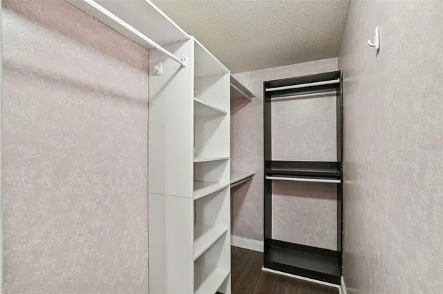 a view of walk in closet