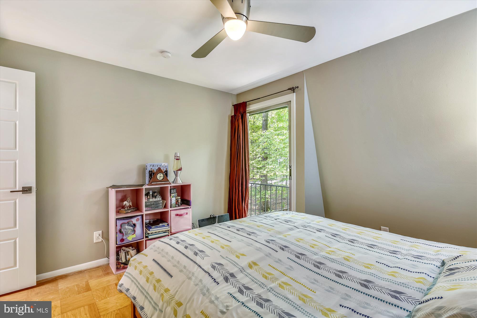 2410 Bugle Lane Reston, VA 20191 - Photo 31 of 65 Ceiling fan and balcony door