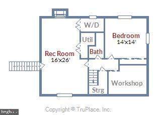 2410 Bugle Lane Reston, VA 20191 - Photo 44 of 65 Full basement adds incredible space to this home!