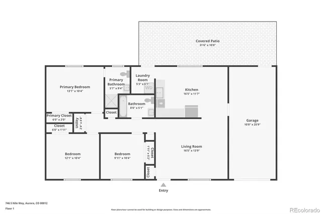 $415,000 | 746 South Nile Way, Aurora, CO 80012
