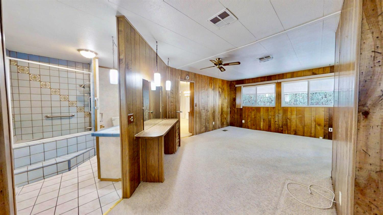 6203 Freedom Lane Citrus Heights, CA 95621 - Photo 25 of 51 Spacious tub and shower in the master bedroom with beautiful durable custom porcelain tile !