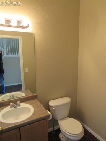 7334 Pearly Health Road Colorado Springs, CO 80908 - Photo 18 of 35 main level 1/2 bathroom