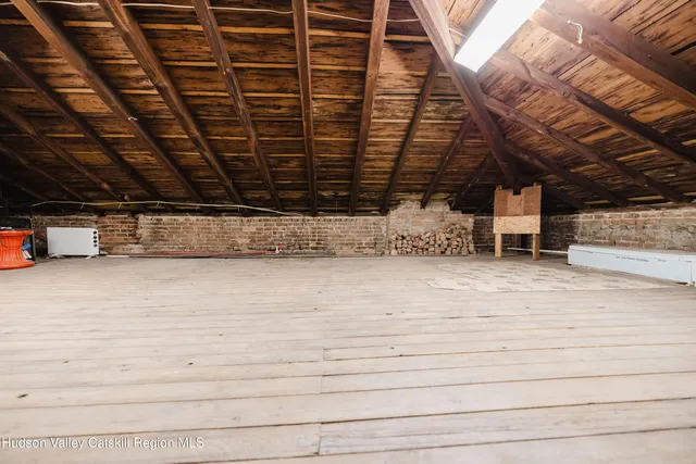 an aerial view of residential building with outdoor space