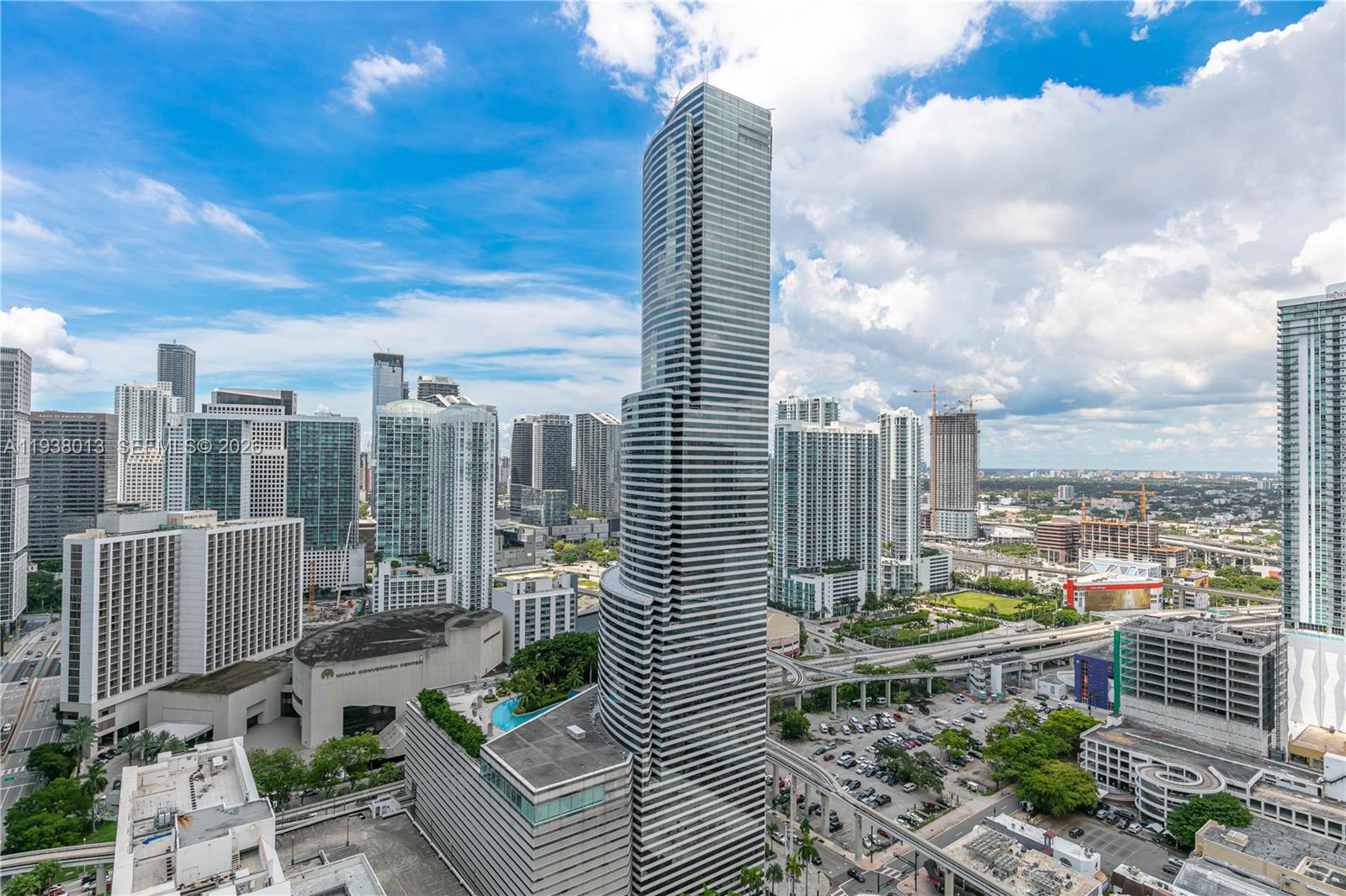 151 Southeast 1st Street, Unit 3103 Miami, FL 33131 - Photo 34 of 51 a view of balcony with furniture