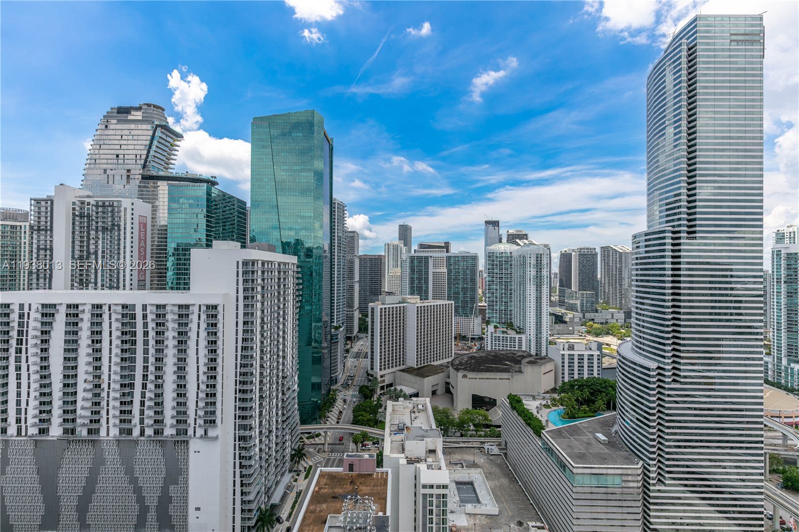 151 Southeast 1st Street, Unit 3103 Miami, FL 33131 - Photo 35 of 51 a city view with tall buildings