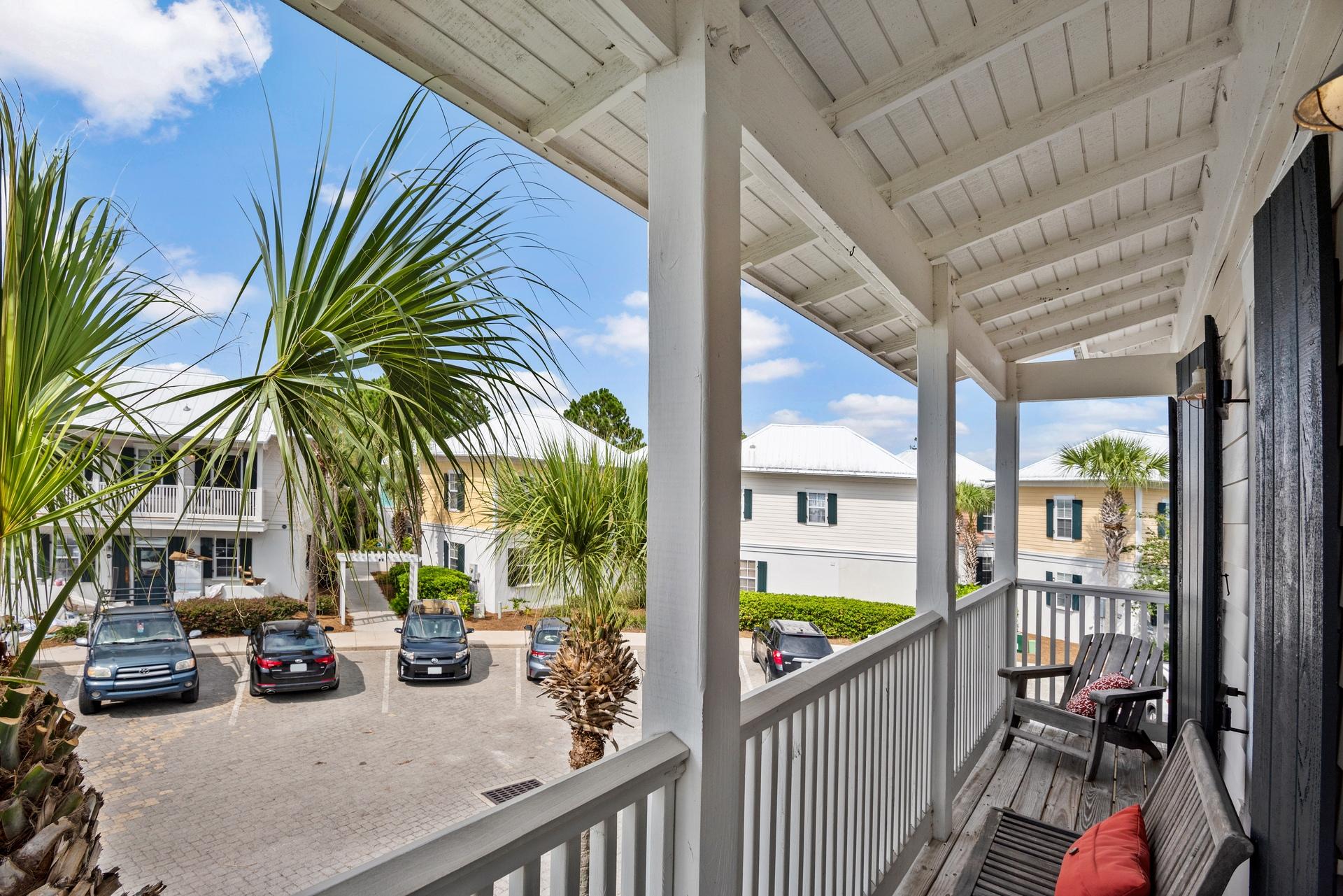 198 Somerset Bridge Road, Unit 155 Santa Rosa Beach, FL 32459 - Photo 21 of 22 a view of balcony with couch