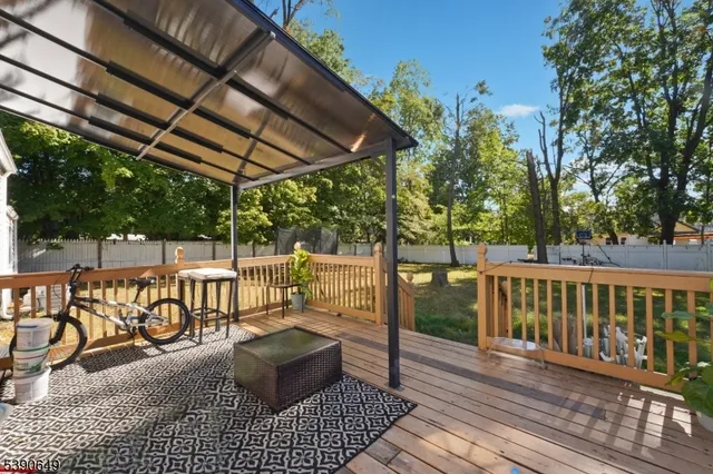 a view of a chairs in a patio