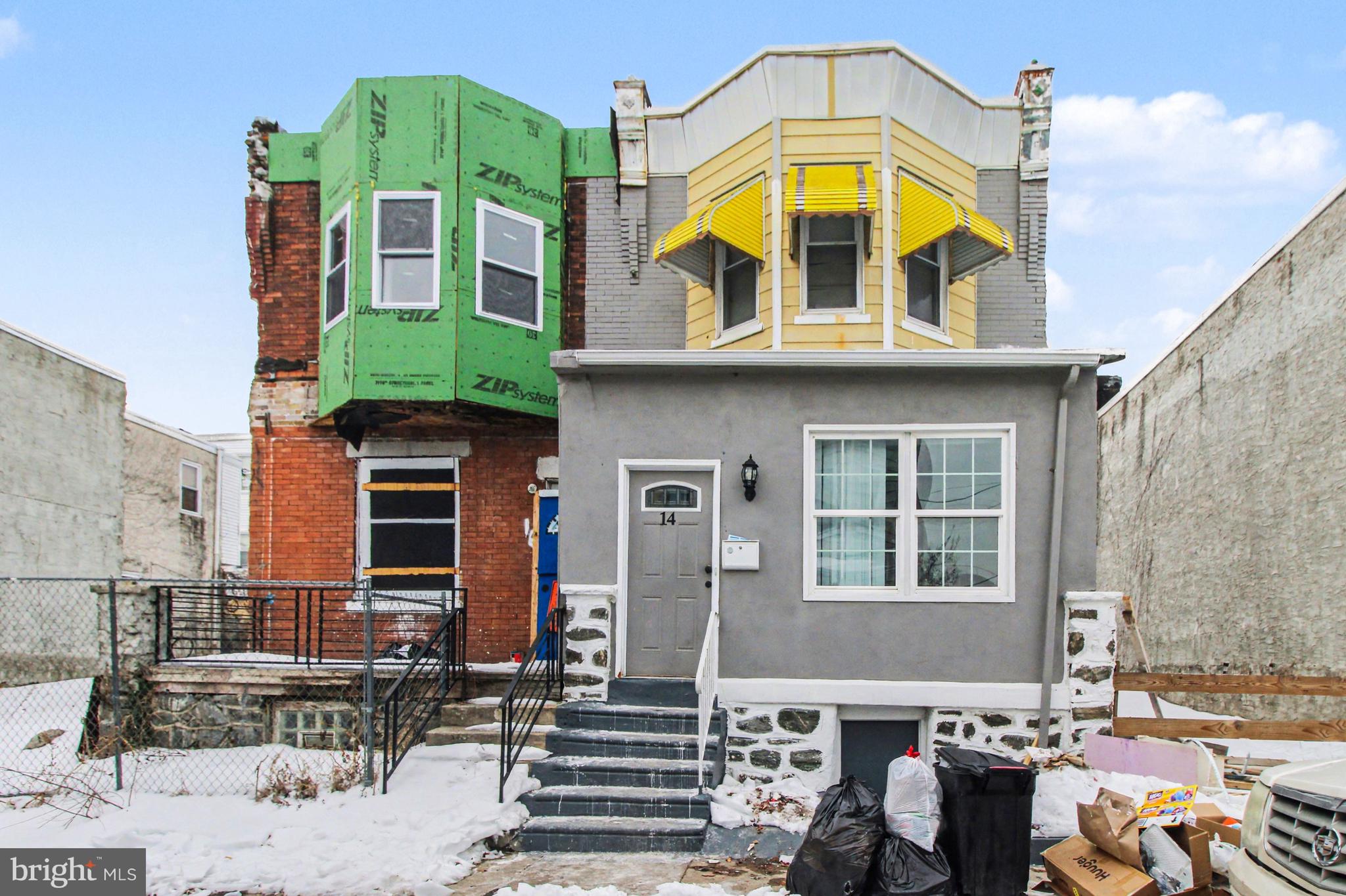 14 South Ruby Street Philadelphia, PA 19139 - Photo 2 of 28 a front view of a house
