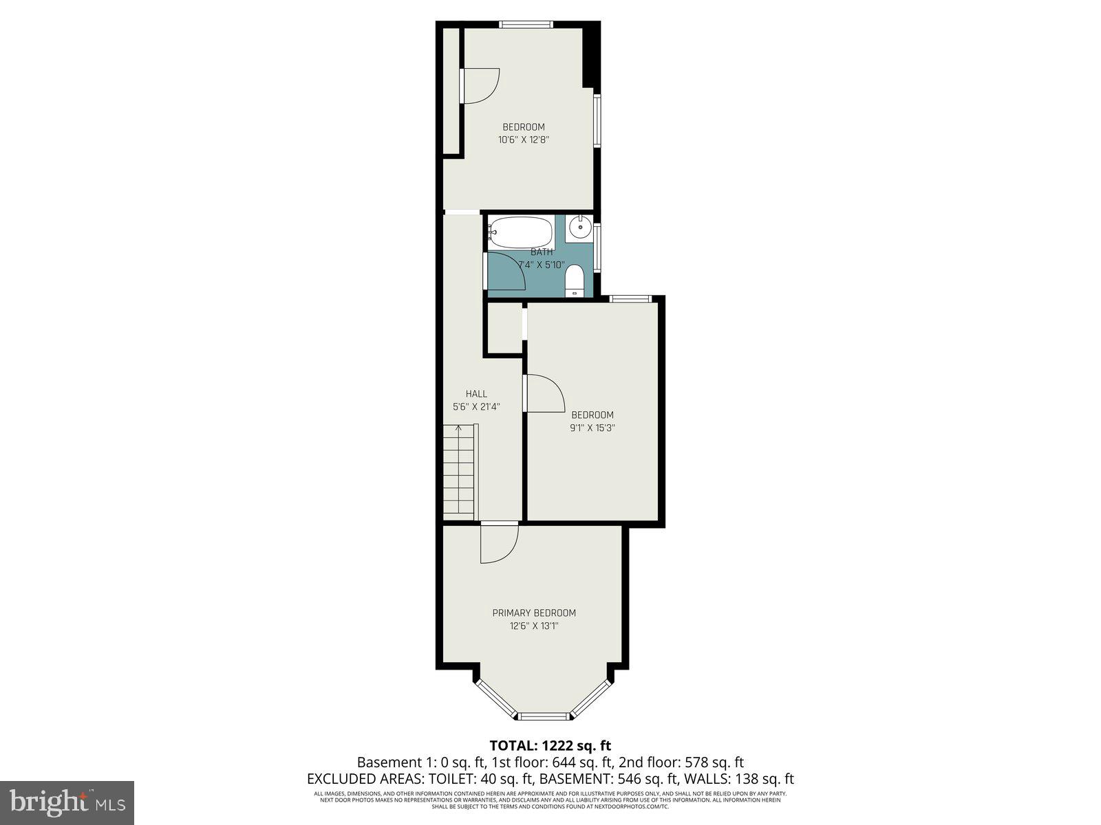 14 South Ruby Street Philadelphia, PA 19139 - Photo 27 of 28 a picture of a floor plan