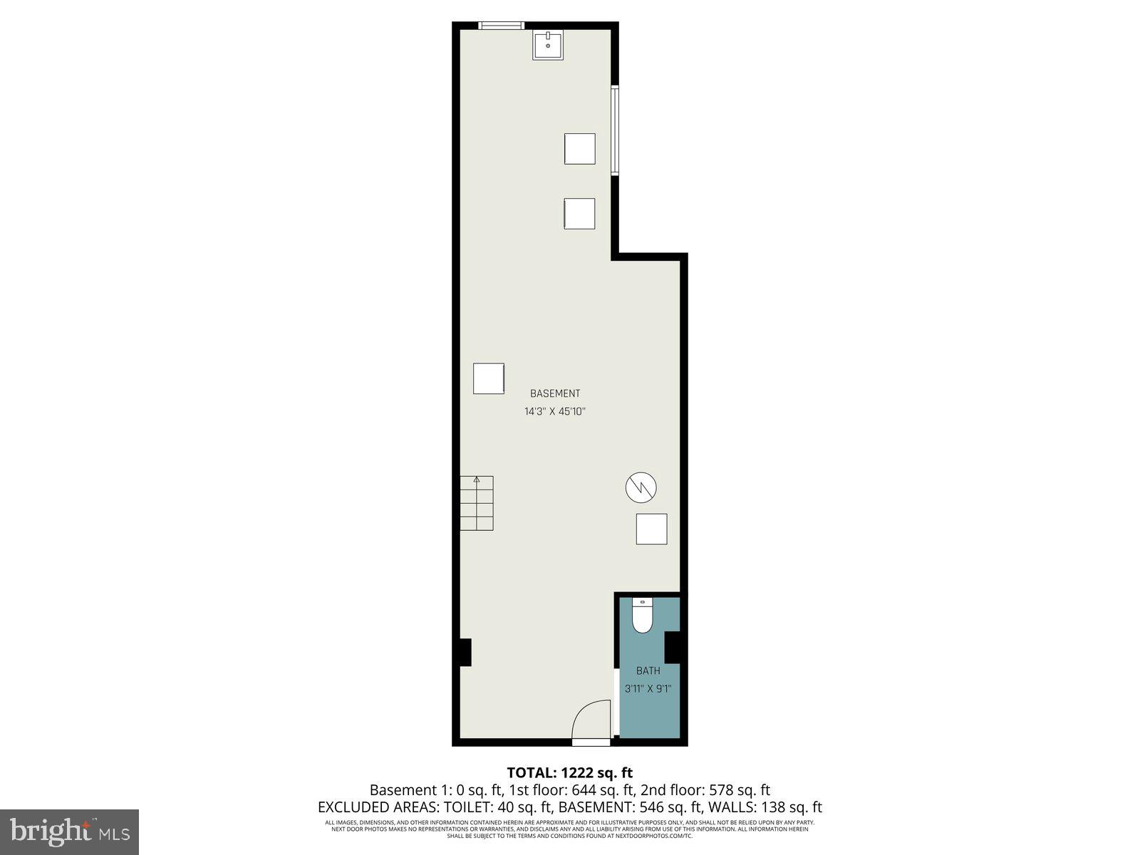 14 South Ruby Street Philadelphia, PA 19139 - Photo 28 of 28 a picture of a floor plan