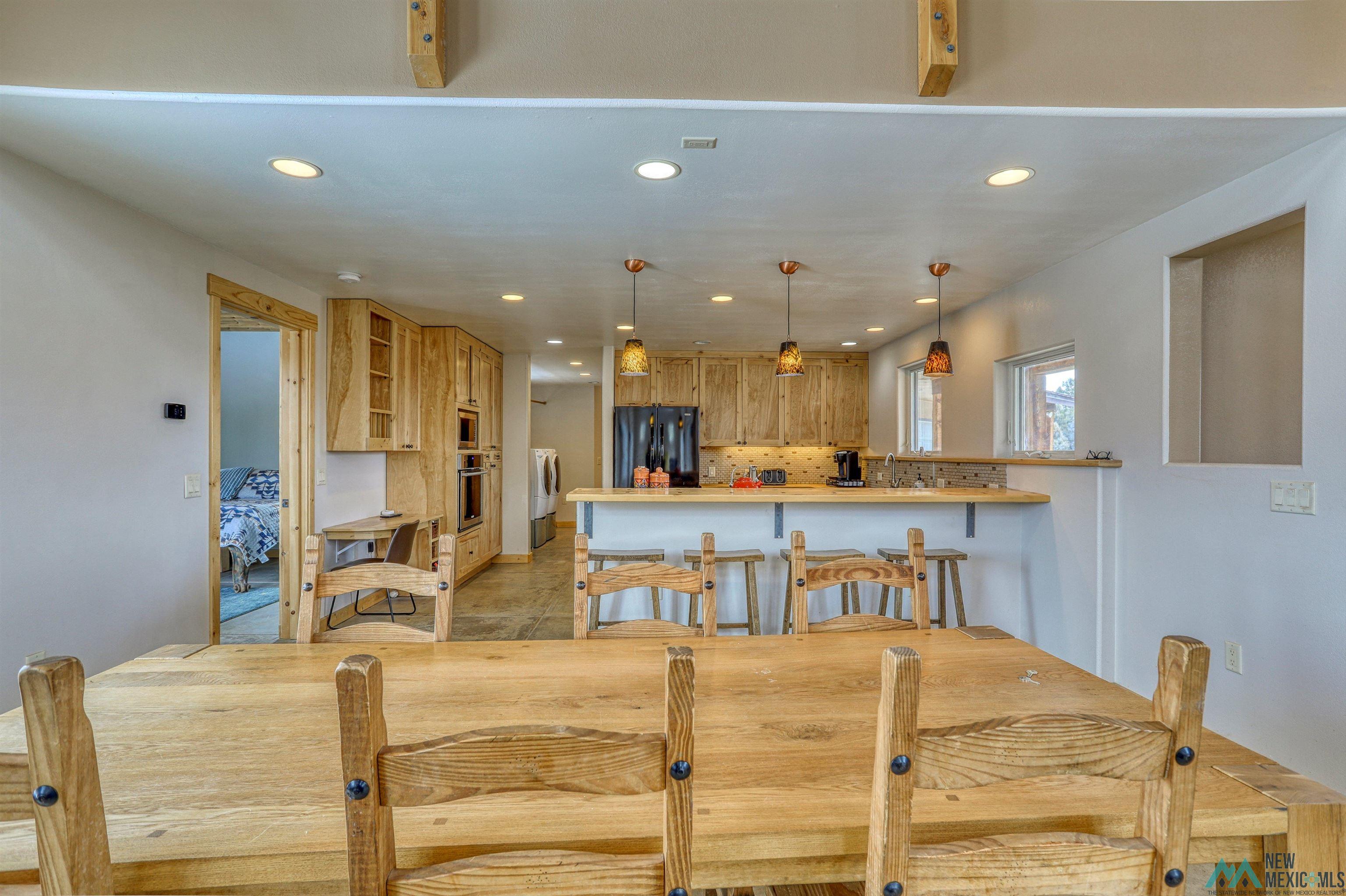 12 Horn Toad Road Chama, NM 87520 - Photo 9 of 52 Dining room with recessed lighting