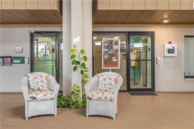 a front view of a house with entryway