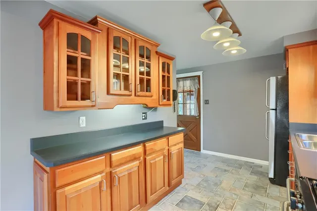 a view of front door