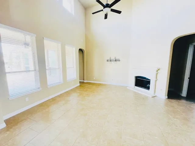 a view of a livingroom with a staircase