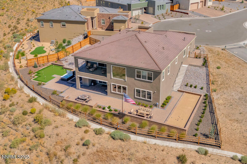 8900 Suncreek Court Reno, NV 89523 - Photo 64 of 74 an aerial view of a house with a yard