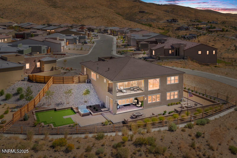 8900 Suncreek Court Reno, NV 89523 - Photo 71 of 74 an aerial view of a house with a yard