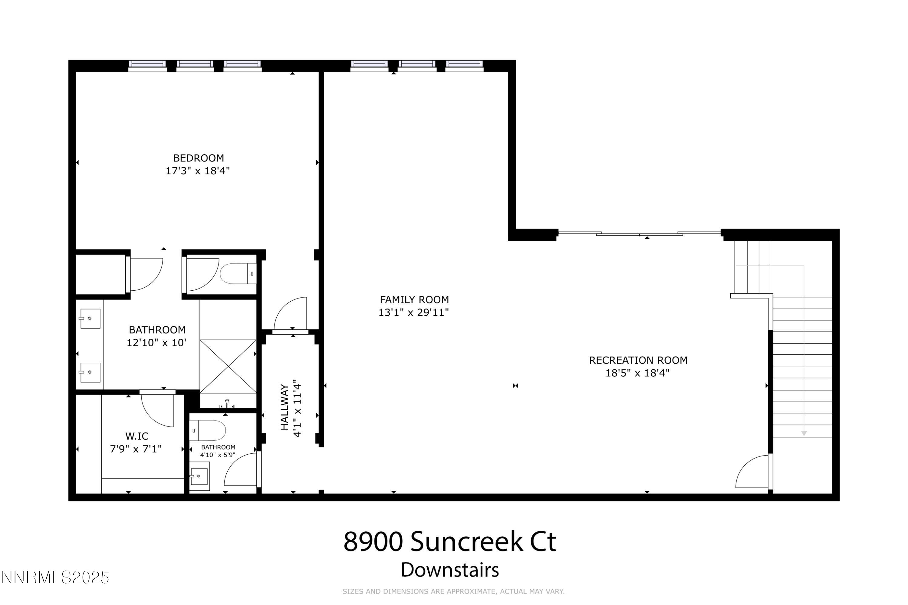 8900 Suncreek Court Reno, NV 89523 - Photo 73 of 74 8900 Suncreek Ct - Downstairs