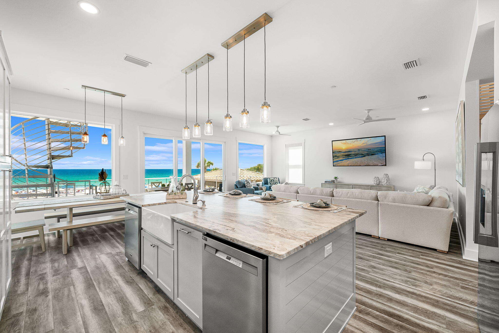 8711 Surf Drive Panama City, FL 32408 - Photo 7 of 81 2nd Floor Kitchen View 3