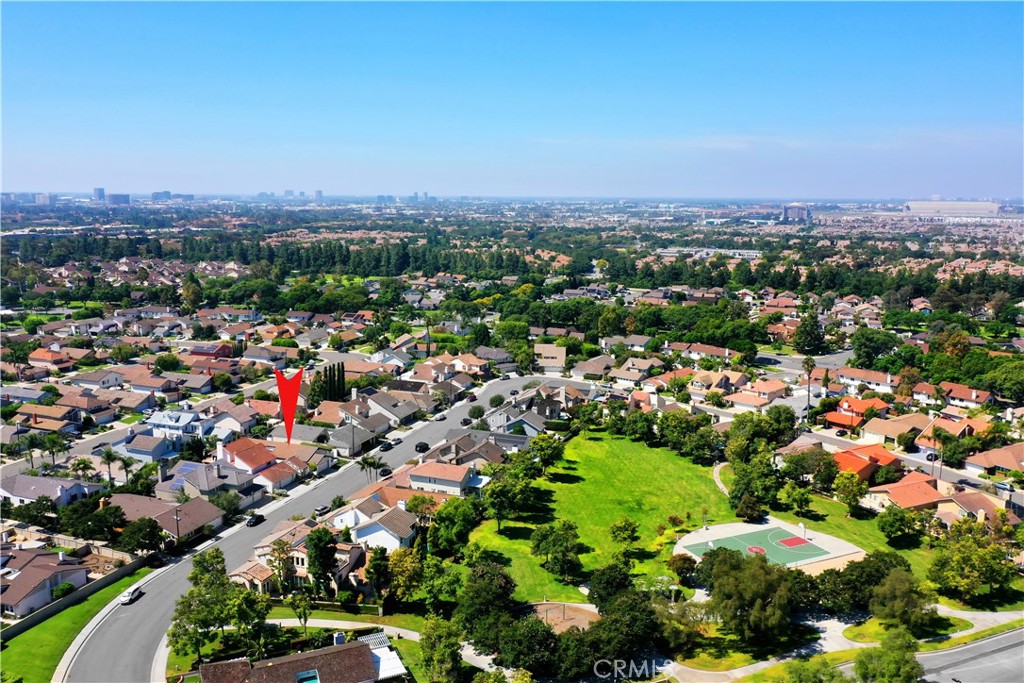 13 Willowbrook Irvine, CA 92604 - Photo 30 of 34 an aerial view of a city with lots of residential buildings