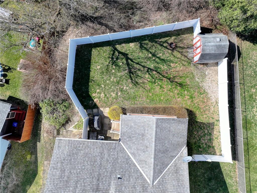 9871 Deerfield Drive Irwin, PA 15642 - Photo 31 of 35 an aerial view of a house with swimming pool