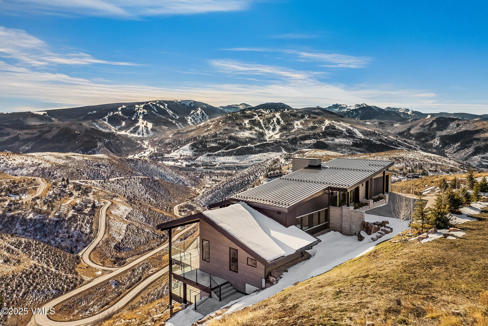 5091 Wildridge Road East Avon, CO 81620 - Photo 57 of 68 Winter aerial 3