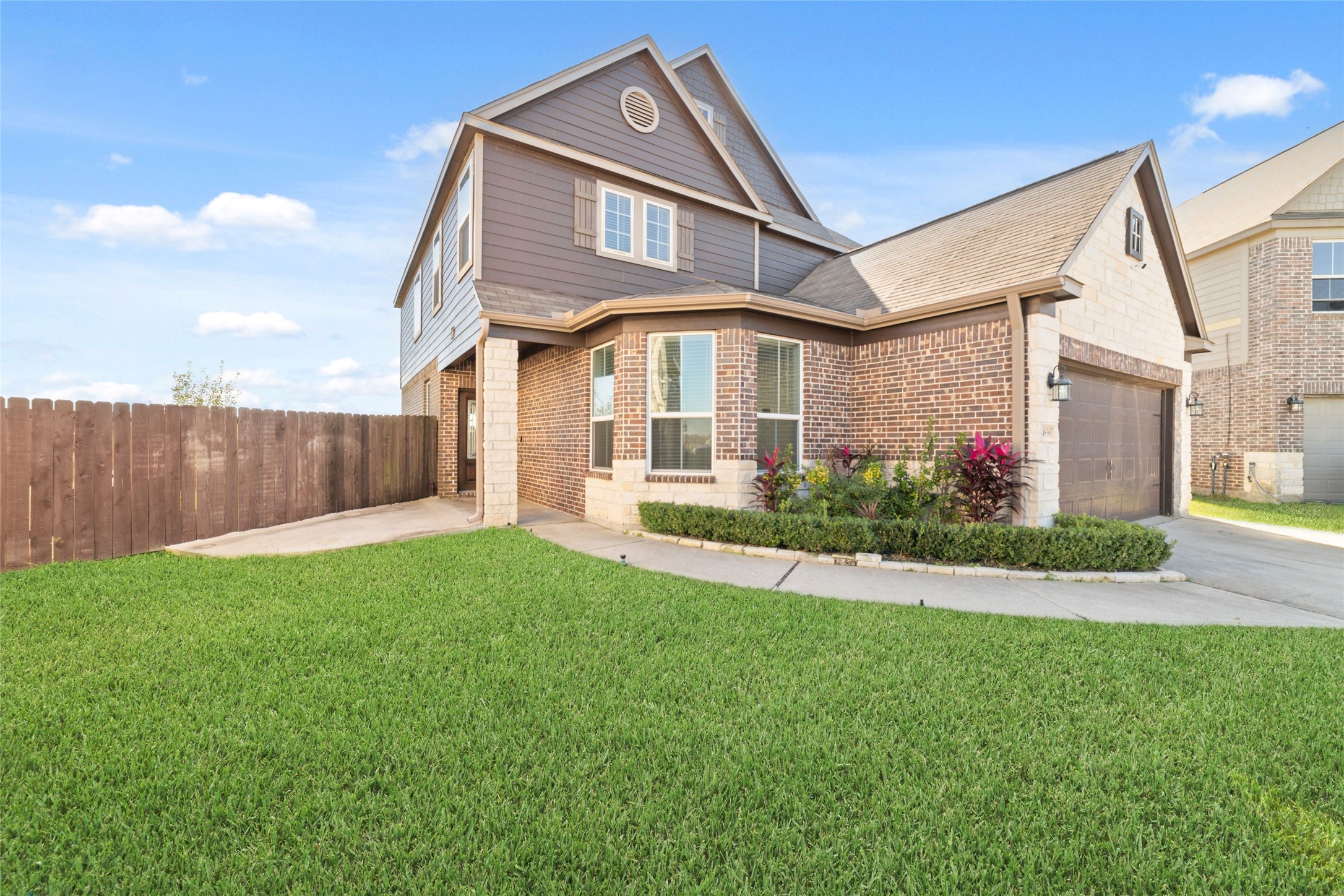 14838 Ruddy Duck Lane Houston, TX 77049 - Photo 2 of 33 Tucked away on a cul-de-sac, this home offers a sense of privacy with a spacious driveway and a fenced yard designed for everyday living.