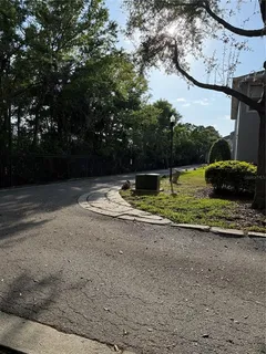 a view of outdoor space with garden