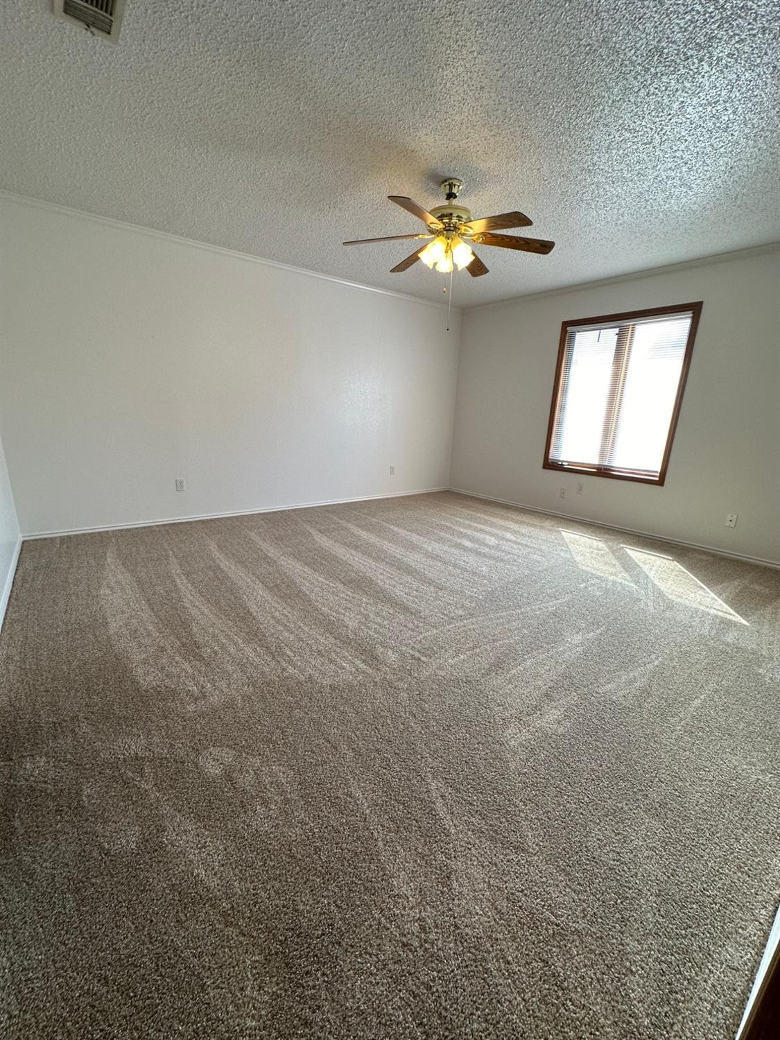 5609 88th Street Lubbock, TX 79424 - Photo 9 of 21 an empty room with windows and chandelier fan