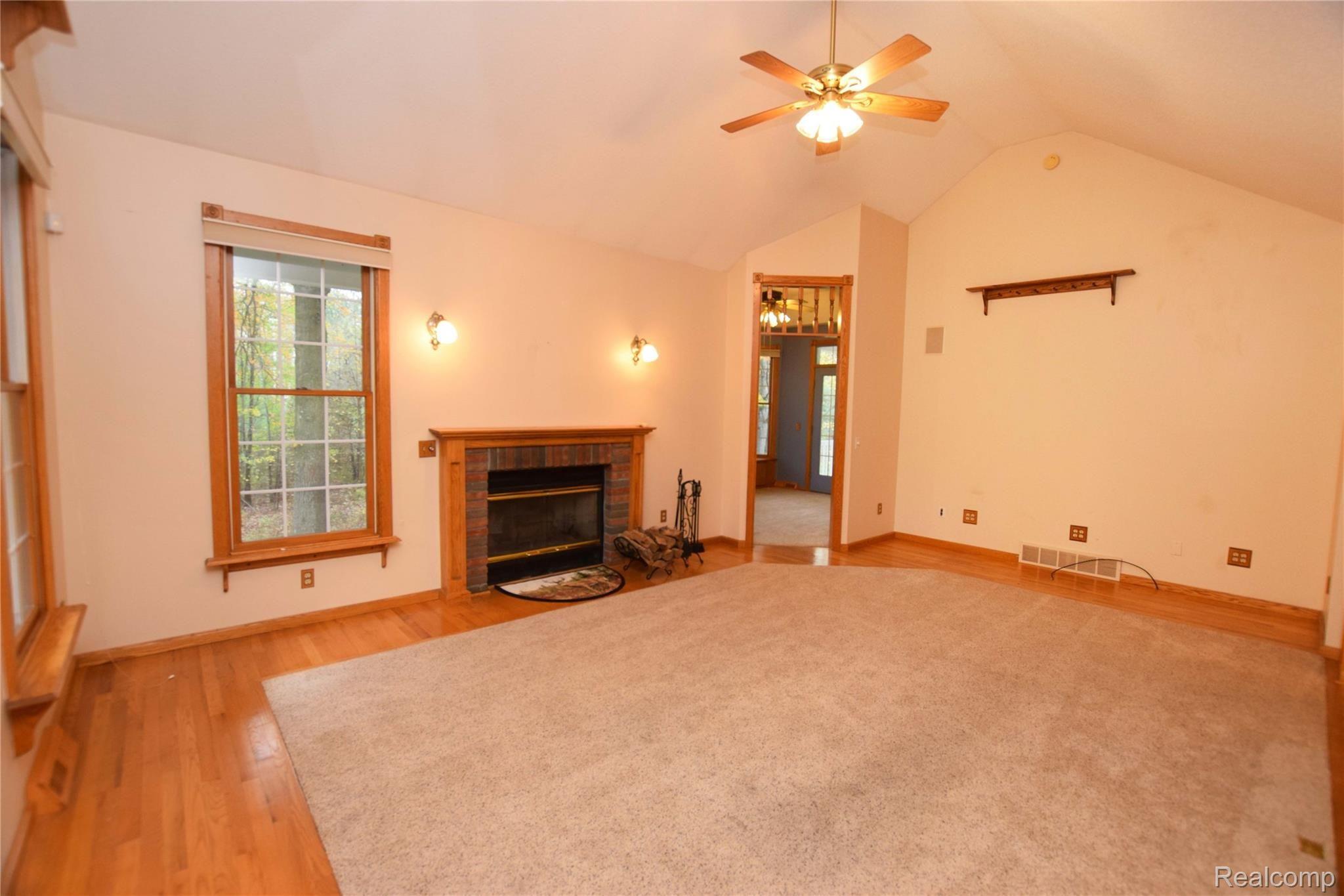 Beautiful firelit family room 