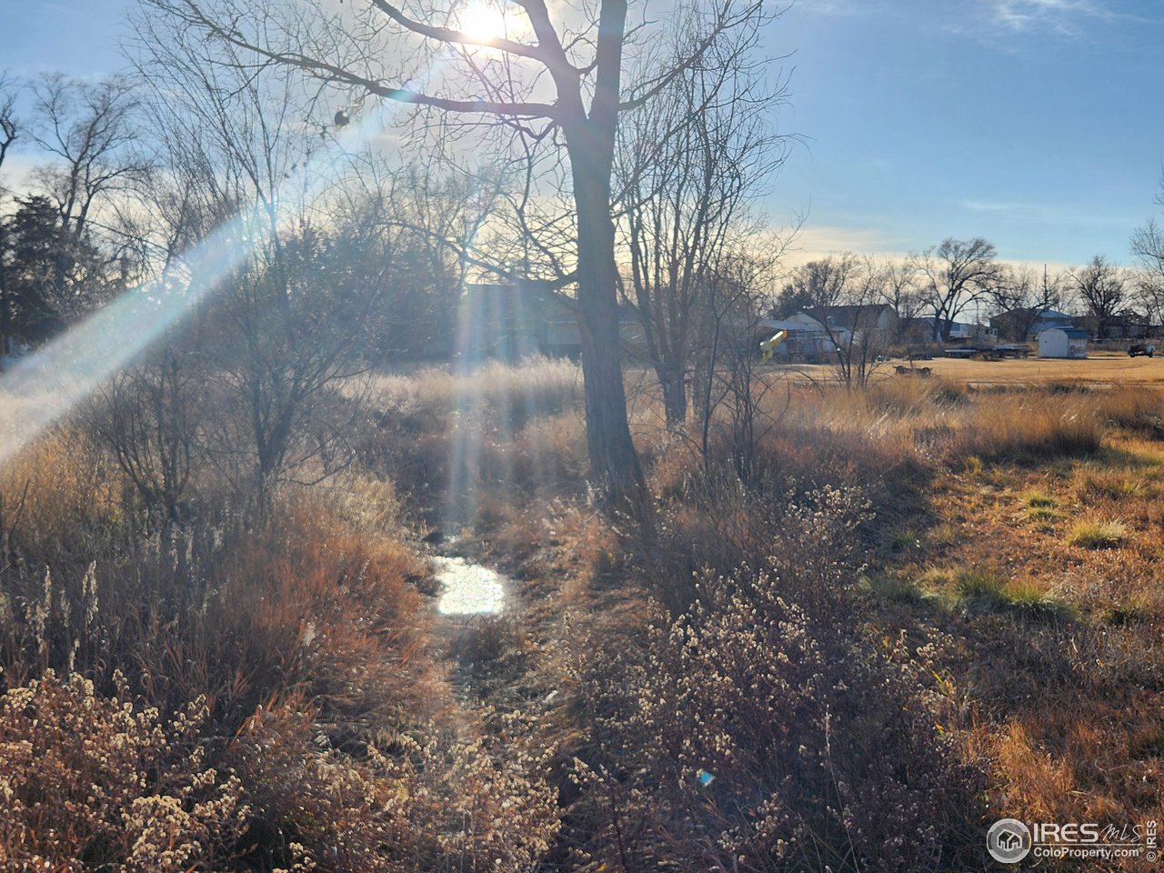 3rd Street Crook, CO 80726 - Photo 8 of 12 a backyard of a house with a yard and lake view
