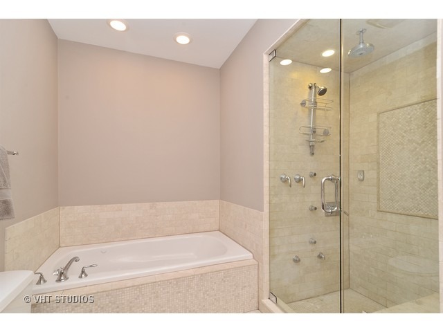 220 North Halsted Street, Unit 2 Chicago, IL 60661 - Photo 9 of 13 a bathroom with a bathtub and a shower