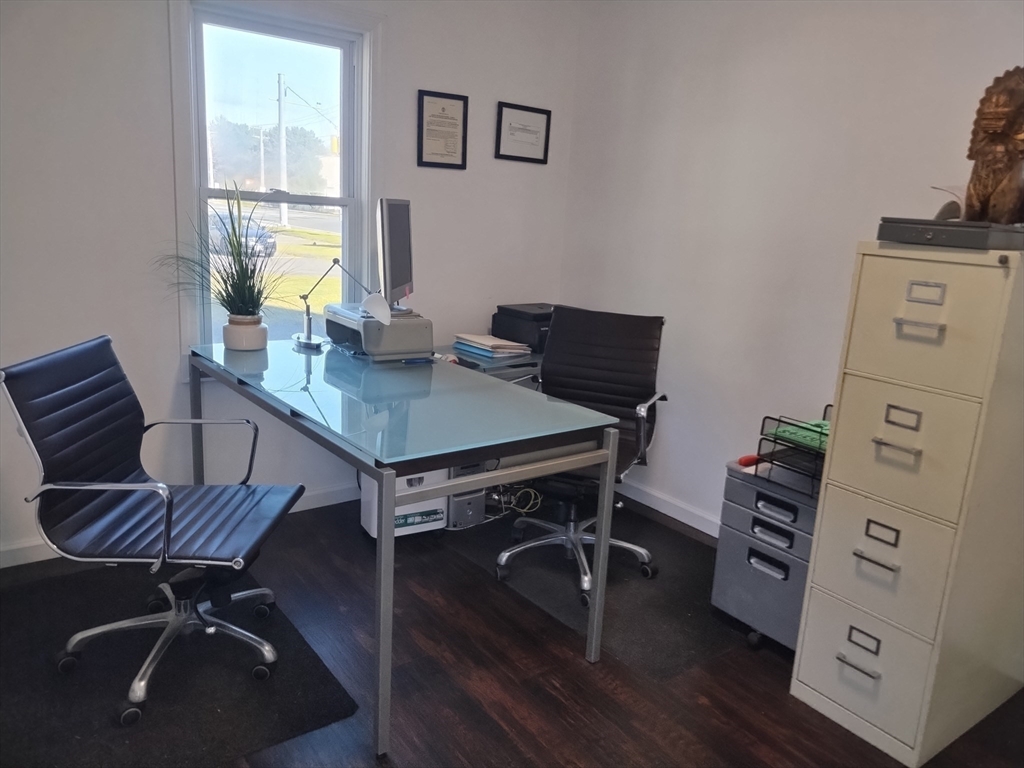 26 Russell Street, Unit AB Hadley, MA 01035 - Photo 30 of 42 a workspace with furniture and wooden floor