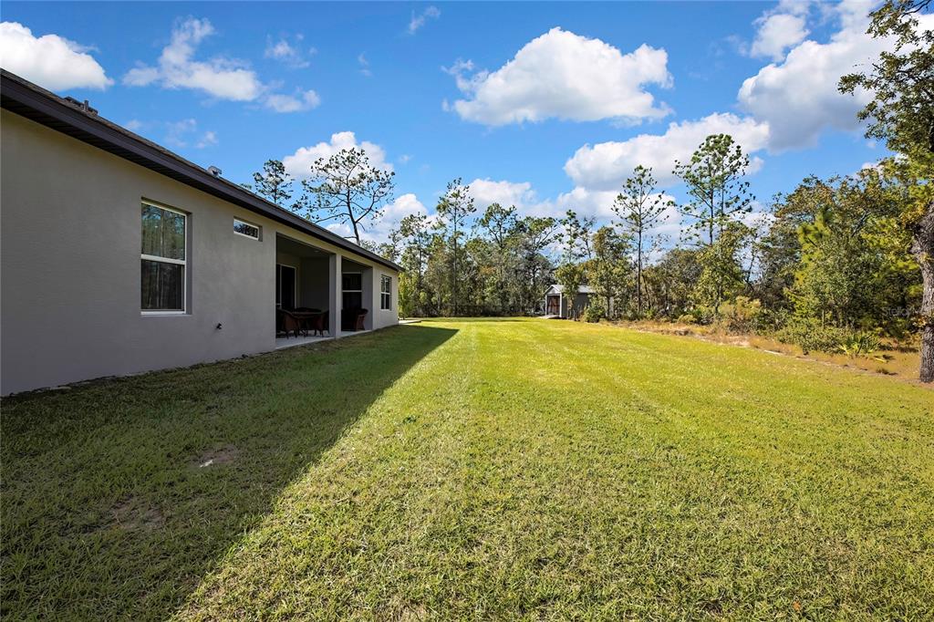 9504 Earthwind Court Weeki Wachee, FL 34613 - Photo 37 of 48 a view of a house with backyard