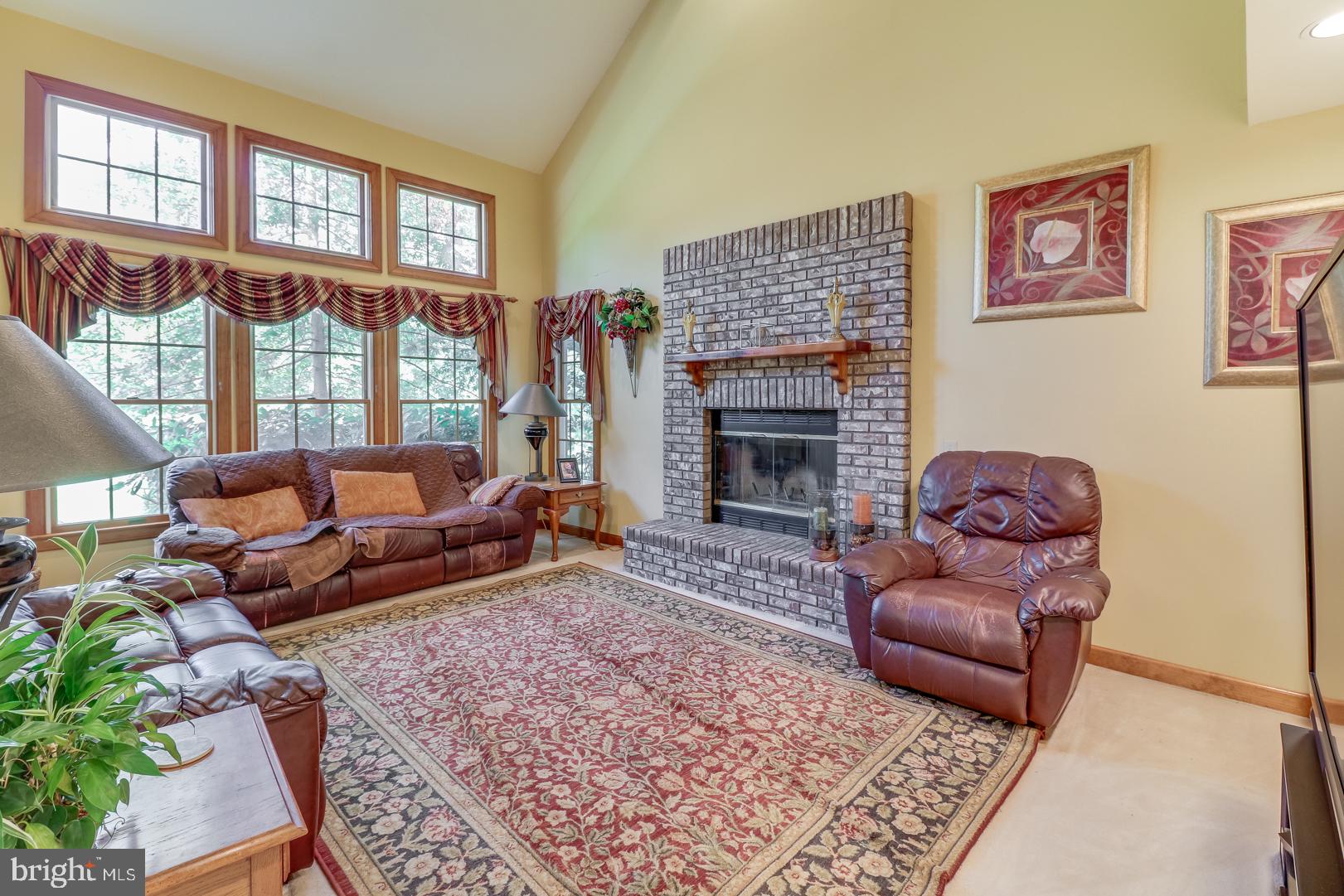 199 West Pebworth Road Magnolia, DE 19962 - Photo 20 of 43 Family Room with wood burning fireplace
