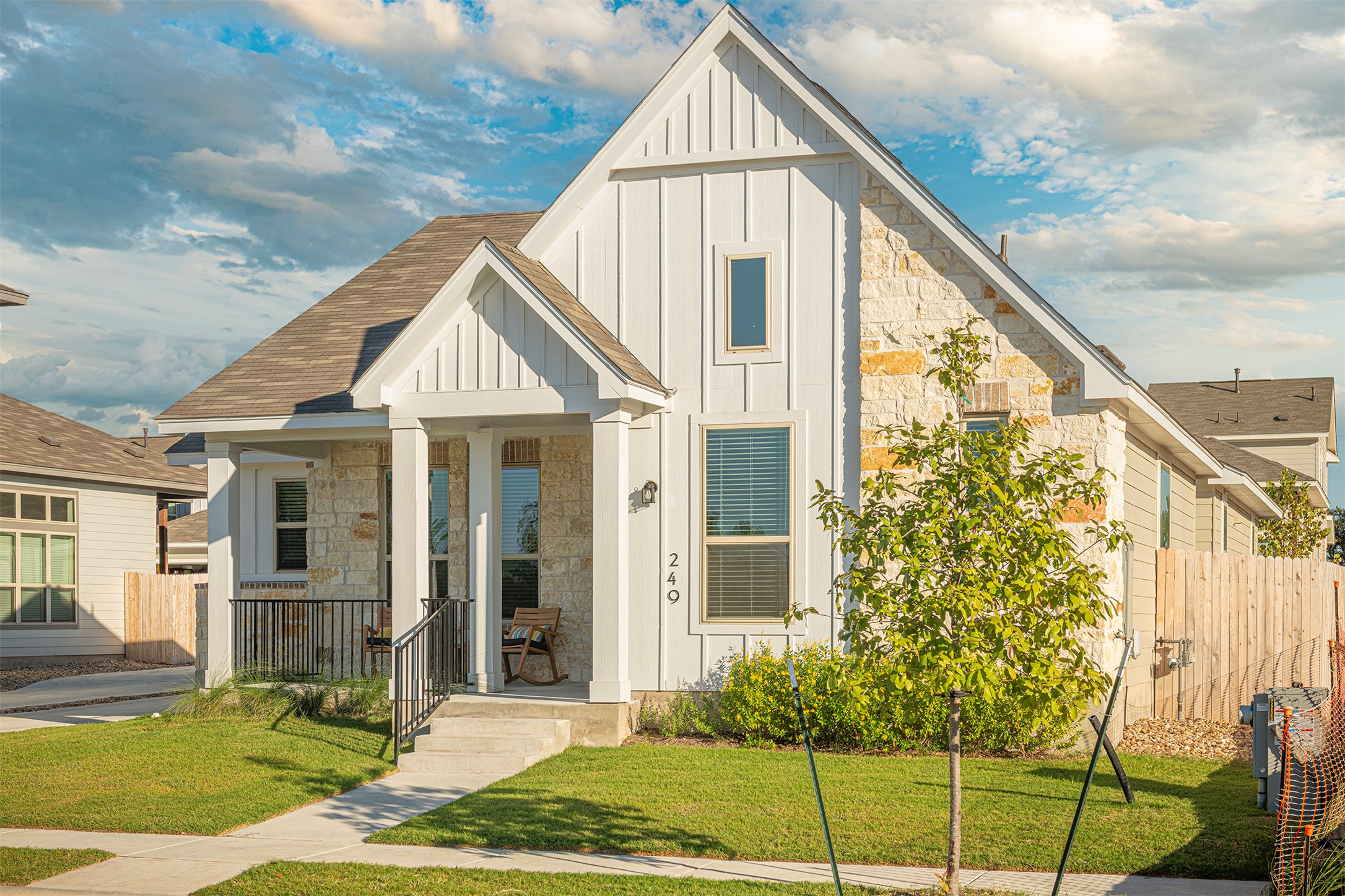 249 Treadwell Lane Kyle, TX 78640 - Photo 2 of 26 a view of a house with a yard